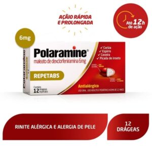 Polaramine Repetabs 6mg Com 12 Drágeas Cosmed