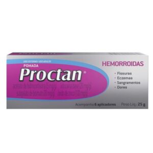 Proctan 25mg Pomada Com 6 Aplicadores Genomma