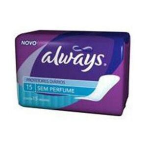 Protetor Diário Always Sem Abas Com Perfume Com 15 Unidades