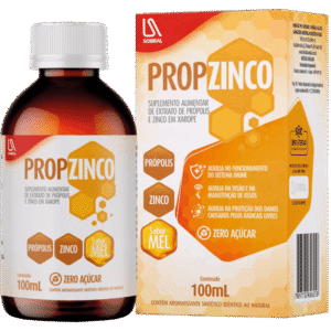 Propzinco Extrato de Própolis Xarope Sabor Mel Com 100mL Sobral