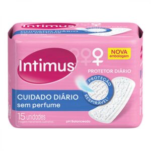 15366356887-7896007540259.jpg Protetor Diário Intimus Days Sem Perfume Sem Abas Com 15 Unidades