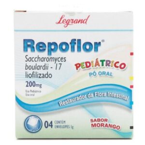 Repoflor Pediátrico 200mg Com 4 Envelopes Legrand