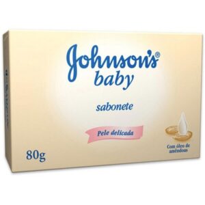 15366357168-7891010014865.jpg Sabonete em Barra Johnsons Baby Óleo de Amêndoas Com 80g