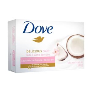 Sabonete em Barra Dove Delicious Care Leite de Coco Com 90g