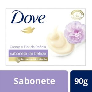 Sabonete em Barra Dove Delicious Care Creme e Flor de Peônia Com 90g