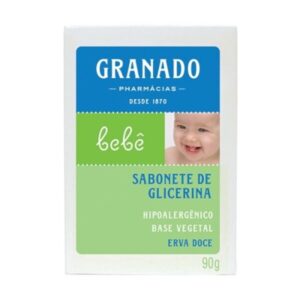 Sabonete em Barra de Glicerina Granado Bebê Erva-Doce Com 90g
