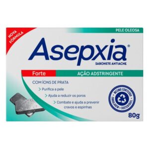 Sabonete Facial em Barra Asepxia Antiacne Forte Com 80g