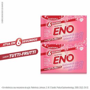 Sal de Fruta Eno Tutti-Frutti Com 02 Envelopes 5g Cada Cosmed