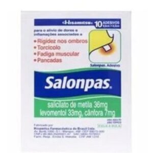 Salonpas Adesivo Transdérmico Pequeno Com 10 Unidades Hisamitsu