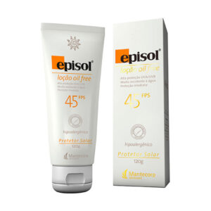 Protetor Solar Corporal Episol Loção Oil Free FPS 45 Com 120g