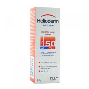 Protetor Solar Facial Helioderm Suncare 3 em 1 FPS 50 Com 50g
