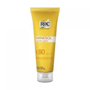 Protetor Solar Roc Minesol Actif Unify FPS 80 Com 50g