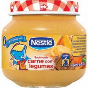 Papinha Nestlé Legumes Com Carne Com 115g
