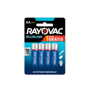Pilha Alcalina Rayovac AA Pequena Leve 4 Pague 3