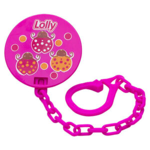Prendedor de Chupeta Lolly Zoo Rosa Ref-7073 Unidade