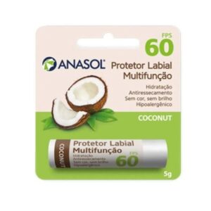 Protetor Solar Labial Anasol Coco FPS 60 Com 5g