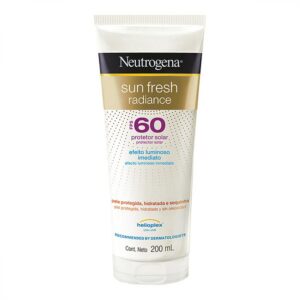 Protetor Solar Neutrogena Sun Fresh Radiance FPS 60 Com 200ml