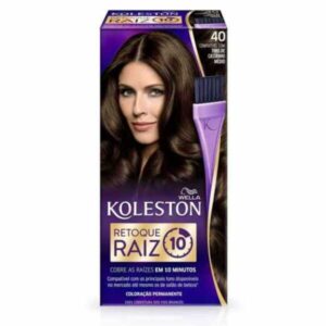 Retoque de Raiz Koleston 40 Castanho Médio