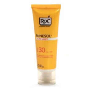 Protetor Solar Roc Minesol Actif Unify Gel Creme FPS 30 Com 50g