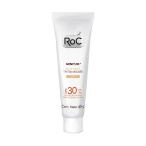 Protetor Solar Roc Minesol Actif Light Mousse FPS 30 Com 40g