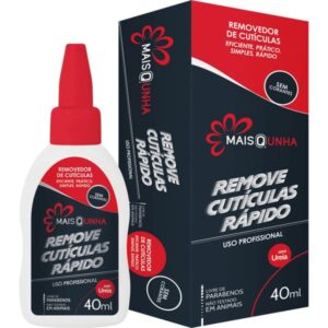 Removedor de Cutículas Rápido Mais Q Unha Com 40ml
