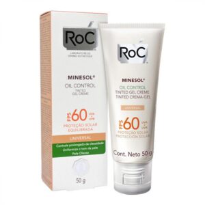 Protetor Solar Roc Minesol Oil Control Universal FPS 60 Com 50g