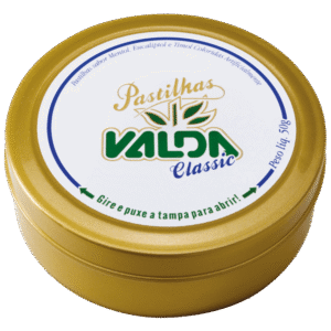 Pastilhas Valda Classic Lata Com 50g