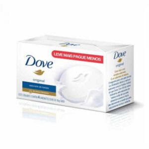 Sabonete em Barra Dove Com 4 Unidades de 90g Pack Promocional