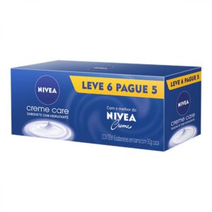 Sabonete em Barra Nivea Creme Care Com 6 Unidades de 90g