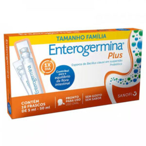 Probiótico Enterogermina Plus Com 10 Frascos de 5ml Cada