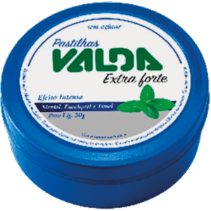 Pastilha Valda Extra Forte Sem Açúcar Lata Com 50g