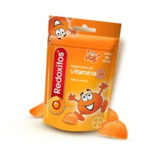 Redoxitos Vitamina C Sabor Laranja Com 25 Gomas Bayer