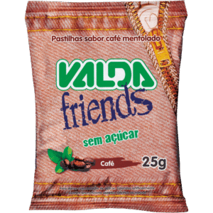 Pastilhas Valda Friends Café Sem Açúcar Com 25g
