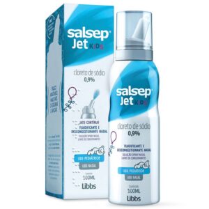 Salsep Jet Kids 0,9% Solução Spray Nasal Com 100ml