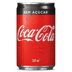 Refrigerante Coca Cola Zero Lata Com 220ml