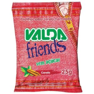 Pastilhas Valda Friends Canela Sem Açúcar Com 25g