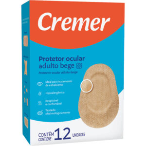 15366361602-7891800644494.jpg Protetor Ocular Cremer Adulto Bege Com 12 Unidades