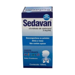 Sedavan 3mg/ml Xarope Infantil Com 100ml Divcom