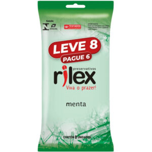15366362510-7898556850650.jpg Preservativo Rilex Menta Leve 8 Pague 6 Unidades