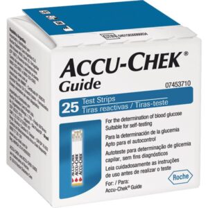 Tiras para Controle de Glicemia Accu-Chek Guide Com 25 Unidades