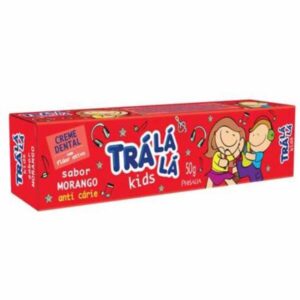 Pasta de Dente Trá Lá Lá Kids Morango Com 50g