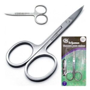 15366362916-0b7e611971fd126c11aef8b44d7820e9-1.jpg Tesoura Pequena Para Unhas Ponta Reta Ref-SQ2125 Unidade