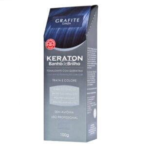 Tonalizante Keraton Banho de Brilho Cinza Com 100g