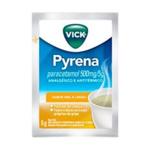 Vick Pyrena Sabor Mel e Limão Sachê Com 5g