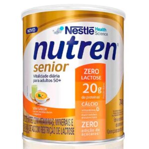Suplemento Nutren Senior Zero Lactose Sem Sabor Com 740g