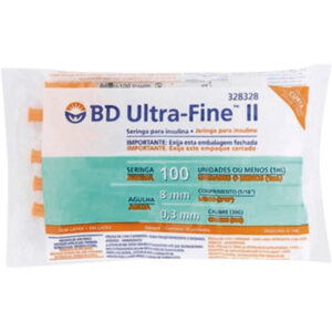 Seringa para Insulina BD Ultra-Fine 100ui 8mm Com 10 Unidades