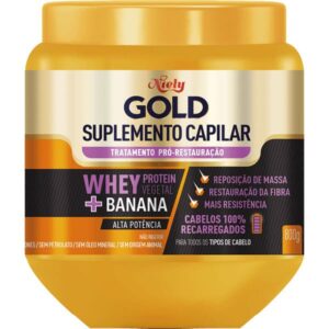Suplemento Capilar Niely Gold Whey+ Banana Com 800g