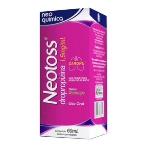 Neotoss 1,5mg/ml Xarope Infantil Com 60ml Neo Química