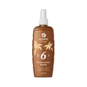 Óleo Bronzeador Anasol Bronze FPS 6 Com 125ml