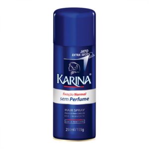 Spray Fixador Karina Hair Fixação Normal Sem Perfume Com 250ml